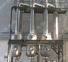 啤酒酵母粉三效降膜蒸发器设计案例